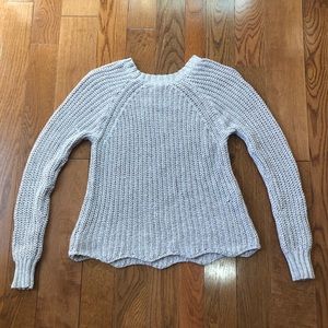 American Eagle Knit Sweater ( Grey White ) LikeNew